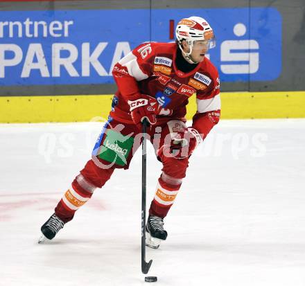 Eishockey ICE Bundesliga.  Winn2day ICE Hockey League. KAC gegen Olympia Ljubljana. Simeon Schwinger  (KAC). Klagenfurt, am 26.10.2025.
Foto: Kuess
www.qspictures.net
---
pressefotos, pressefotografie, kuess, qs, qspictures, sport, bild, bilder, bilddatenbank