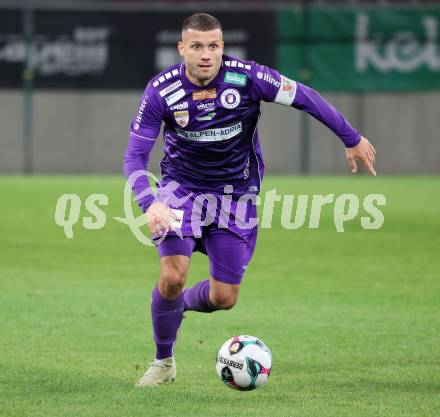 Fussball 2. Liga. SK Austria Klagenfurt gegen SK Sturm Graz II.  Marco Gantschnig (Klagenfurt).  Klagenfurt, 24.10..2025.
Foto: Kuess
www.qspictures.net
---
pressefotos, pressefotografie, kuess, qs, qspictures, sport, bild, bilder, bilddatenbank