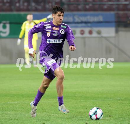 Fussball 2. Liga. SK Austria Klagenfurt gegen SK Sturm Graz II.  Mario Matkovic  (Klagenfurt).  Klagenfurt, 24.10..2025.
Foto: Kuess
www.qspictures.net
---
pressefotos, pressefotografie, kuess, qs, qspictures, sport, bild, bilder, bilddatenbank