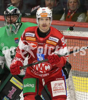 Eishockey ICE Bundesliga.  Winn2day ICE Hockey League. KAC gegen Olympia Ljubljana. Matthew Fraser   (KAC). Klagenfurt, am 26.10.2025.
Foto: Kuess
www.qspictures.net
---
pressefotos, pressefotografie, kuess, qs, qspictures, sport, bild, bilder, bilddatenbank