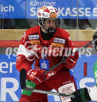 Eishockey ICE Bundesliga.  Winn2day ICE Hockey League. KAC gegen Olympia Ljubljana. Johannes Dobrovolny   (KAC). Klagenfurt, am 26.10.2025.
Foto: Kuess
www.qspictures.net
---
pressefotos, pressefotografie, kuess, qs, qspictures, sport, bild, bilder, bilddatenbank