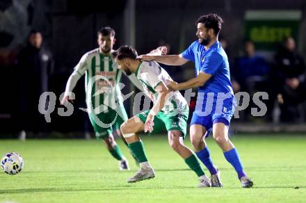 Fussball. Kaerntner Liga. Donau gegen Bleiburg. Melvin Osmic  (Donau), Dominik Peketz  (Bleiburg).  Klagenfurt, am 31.10.2025.
Foto: Kuess
www.qspictures.net
---
pressefotos, pressefotografie, kuess, qs, qspictures, sport, bild, bilder, bilddatenbank