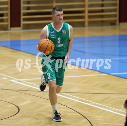 Basketball 2. Liga 2025/2026. Grunddurchgang 5. Runde.  Woerthersee Piraten gegen KOS Celovec.  Jernej Andolsek Heine  (KOS). Klagenfurt, am 1.11.2025.
Foto: Kuess
---
pressefotos, pressefotografie, kuess, qs, qspictures, sport, bild, bilder, bilddatenbank