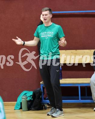 Basketball 2. Liga 2025/2026. Grunddurchgang 5. Runde.  Woerthersee Piraten gegen KOS Celovec.  Andi Smrtnik (KOS). Klagenfurt, am 1.11.2025.
Foto: Kuess
---
pressefotos, pressefotografie, kuess, qs, qspictures, sport, bild, bilder, bilddatenbank