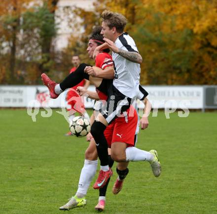 Fussball. Kaerntner Liga. KAC1909 gegen Spittal. Patrick Legner  (KAC), Jake William Tones  (Spittal).  Klagenfurt, am 2.11.2025.
Foto: Kuess
www.qspictures.net
---
pressefotos, pressefotografie, kuess, qs, qspictures, sport, bild, bilder, bilddatenbank