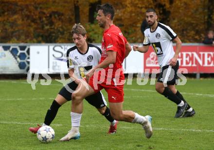 Fussball. Kaerntner Liga. KAC1909 gegen Spittal. Mihret Topcagic  (KAC),  Jake William Tones  (Spittal).  Klagenfurt, am 2.11.2025.
Foto: Kuess
www.qspictures.net
---
pressefotos, pressefotografie, kuess, qs, qspictures, sport, bild, bilder, bilddatenbank
