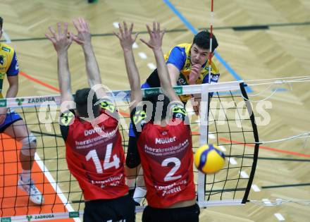 Volleyball Bundesliga. AVL. Austrian Volleyball League.   (Aich/Dob) gegen Waldviertel.  Armands Rokjans  (Aich/Dob). Bleiburg, am 5.11.2025.
Foto: Kuess
www.qspictures.net
---
pressefotos, pressefotografie, kuess, qs, qspictures, sport, bild, bilder, bilddatenbank