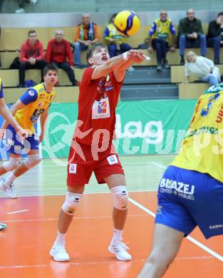 Volleyball Bundesliga. AVL. Austrian Volleyball League.   (Aich/Dob) gegen Waldviertel.  Lukas Writz  (Aich/Dob). Bleiburg, am 5.11.2025.
Foto: Kuess
www.qspictures.net
---
pressefotos, pressefotografie, kuess, qs, qspictures, sport, bild, bilder, bilddatenbank