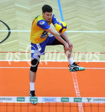 Volleyball Bundesliga. AVL. Austrian Volleyball League.   (Aich/Dob) gegen Waldviertel.  Armands Rokjans  (Aich/Dob). Bleiburg, am 5.11.2025.
Foto: Kuess
www.qspictures.net
---
pressefotos, pressefotografie, kuess, qs, qspictures, sport, bild, bilder, bilddatenbank