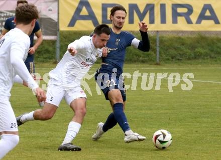 Fussball. Kaerntner Liga. Koettmannsdorf gegen Grafenstein.  Matteo Juvan  (Koettmannsdorf),  Lukas Rabitsch  (Grafenstein).  Klagenfurt, am 8.11.2025.
Foto: Kuess
www.qspictures.net
---
pressefotos, pressefotografie, kuess, qs, qspictures, sport, bild, bilder, bilddatenbank