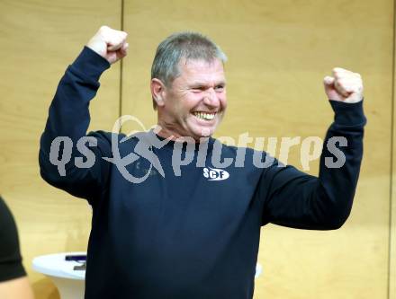 Handball Bundesliga. HLA. SC Ferlach gegen Voeslau. Jubel Walter Perkounig  (SCF).  Ferlach, am 8.11.2025.
Foto: Kuess
www.qspictures.net
---
pressefotos, pressefotografie, kuess, qs, qspictures, sport, bild, bilder, bilddatenbank