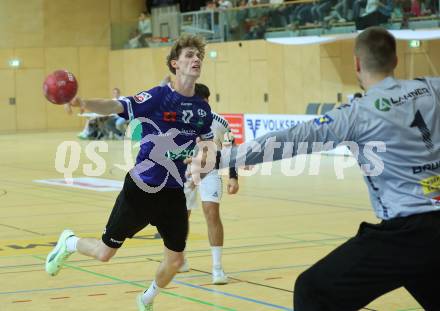 Handball Bundesliga. HLA. SC Ferlach gegen Voeslau.  Markus Kelih (SCF).  Ferlach, am 8.11.2025.
Foto: Kuess
www.qspictures.net
---
pressefotos, pressefotografie, kuess, qs, qspictures, sport, bild, bilder, bilddatenbank