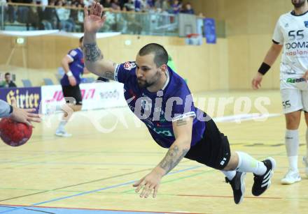 Handball Bundesliga. HLA. SC Ferlach gegen Voeslau.  Adrian Milicevic  (SCF).  Ferlach, am 8.11.2025.
Foto: Kuess
www.qspictures.net
---
pressefotos, pressefotografie, kuess, qs, qspictures, sport, bild, bilder, bilddatenbank