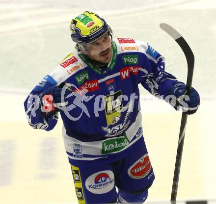 Eishockey ICE Bundesliga.  Winn2day ICE Hockey League. VSV gegen KAC.  Torjubel Adam Helewka  (VSV). Villach am 14.11.2025.
Foto: Kuess
www.qspictures.net
---
pressefotos, pressefotografie, kuess, qs, qspictures, sport, bild, bilder, bilddatenbank