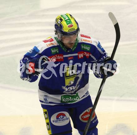 Eishockey ICE Bundesliga.  Winn2day ICE Hockey League. VSV gegen KAC.  Torjubel Adam Helewka  (VSV). Villach am 14.11.2025.
Foto: Kuess
www.qspictures.net
---
pressefotos, pressefotografie, kuess, qs, qspictures, sport, bild, bilder, bilddatenbank