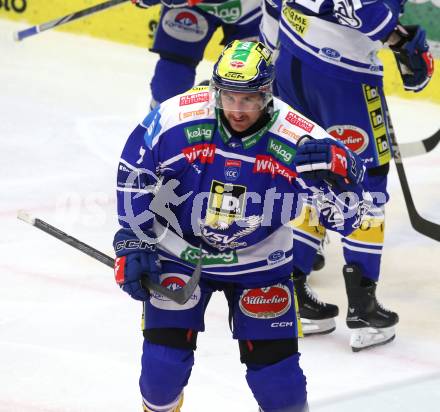 Eishockey ICE Bundesliga.  Winn2day ICE Hockey League. VSV gegen KAC. Torjubel Nick Hutchison   (VSV). Villach am 14.11.2025.
Foto: Kuess
www.qspictures.net
---
pressefotos, pressefotografie, kuess, qs, qspictures, sport, bild, bilder, bilddatenbank