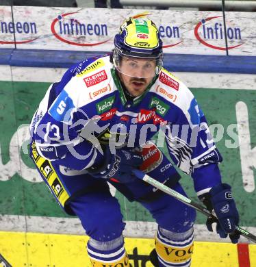 Eishockey ICE Bundesliga.  Winn2day ICE Hockey League. VSV gegen KAC.  Adam Helewka  (VSV). Villach am 14.11.2025.
Foto: Kuess
www.qspictures.net
---
pressefotos, pressefotografie, kuess, qs, qspictures, sport, bild, bilder, bilddatenbank