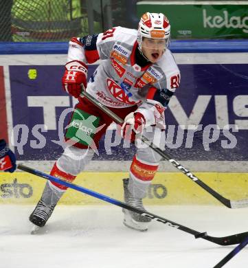 Eishockey ICE Bundesliga.  Winn2day ICE Hockey League. VSV gegen KAC.    Finn Van Ee   (KAC). Villach am 14.11.2025.
Foto: Kuess
www.qspictures.net
---
pressefotos, pressefotografie, kuess, qs, qspictures, sport, bild, bilder, bilddatenbank