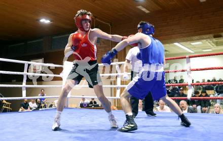 Boxen Kaerntner Meisterschaft. Johannes Lusser (AUT) (rot). Klagenfurt, 15.11.2025.
Foto: Kuess
www.qspictures.net
---
pressefotos, pressefotografie, kuess, qs, qspictures, sport, bild, bilder, bilddatenbank