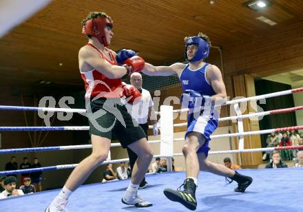 Boxen Kaerntner Meisterschaft. Johannes Lusser (AUT) (rot). Klagenfurt, 15.11.2025.
Foto: Kuess
www.qspictures.net
---
pressefotos, pressefotografie, kuess, qs, qspictures, sport, bild, bilder, bilddatenbank