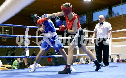 Boxen Kaerntner Meisterschaft. Justin Hoeher (AUT) (rot).. Klagenfurt, 15.11.2025.
Foto: Kuess
www.qspictures.net
---
pressefotos, pressefotografie, kuess, qs, qspictures, sport, bild, bilder, bilddatenbank