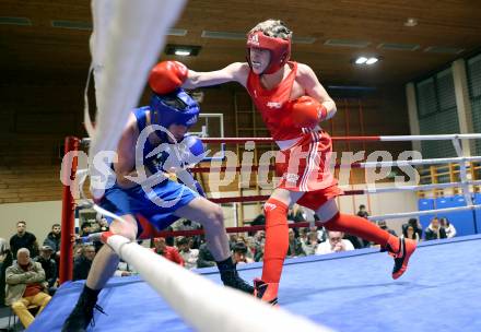 Boxen Kaerntner Meisterschaft. Nico Seebacher (AUT), Maik Stojnic (SLO). Klagenfurt, 15.11.2025.
Foto: Kuess
www.qspictures.net
---
pressefotos, pressefotografie, kuess, qs, qspictures, sport, bild, bilder, bilddatenbank