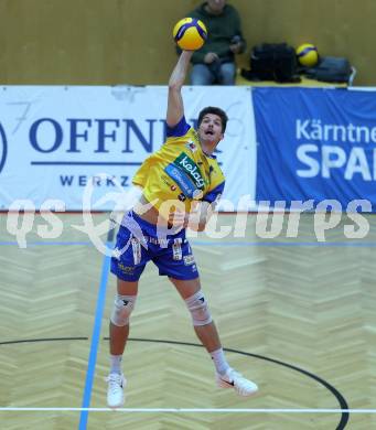 Volleyball Bundesliga. AVL. Austrian Volleyball League.   Aich/Dob gegen VBK Kelag Woerther-See-Loewen Klagenfurt.  Zigurds Janis Licic  (Aich/Dob). Bleiburg, am 15.11.2025.
Foto: Kuess
www.qspictures.net
---
pressefotos, pressefotografie, kuess, qs, qspictures, sport, bild, bilder, bilddatenbank
