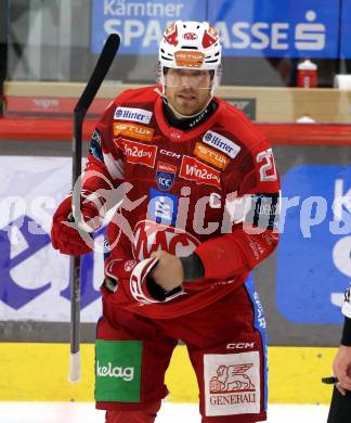 Eishockey ICE Bundesliga.  Winn2day ICE Hockey League. KAC gegen Vienna Capitals.  Thomas Hundertpfund  (KAC). Klagenfurt am 21.11.2025.
Foto: Kuess
www.qspictures.net
---
pressefotos, pressefotografie, kuess, qs, qspictures, sport, bild, bilder, bilddatenbank