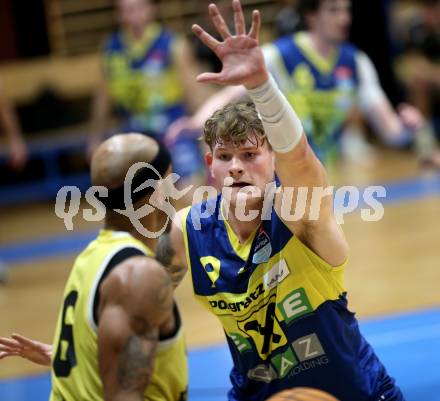 Basketball Austria CUP 2025/26 AF. Woerthersee Piraten gegen UBSC Graz. Chase Paar (Graz). Klagenfurt, am 22.11.2025.
Foto: Kuess
---
pressefotos, pressefotografie, kuess, qs, qspictures, sport, bild, bilder, bilddatenbank
