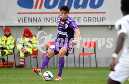 Fussball 2. Liga. SK Austria Klagenfurt gegen Amstetten. Aidan Liu   (Klagenfurt).  Klagenfurt, 22.11..2025.
Foto: Kuess
www.qspictures.net
---
pressefotos, pressefotografie, kuess, qs, qspictures, sport, bild, bilder, bilddatenbank
