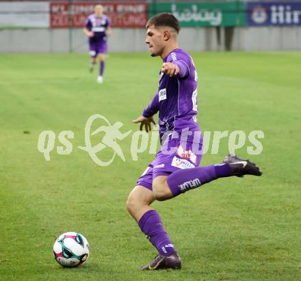 Fussball 2. Liga. SK Austria Klagenfurt gegen Amstetten. Dino Delic   (Klagenfurt).  Klagenfurt, 22.11..2025.
Foto: Kuess
www.qspictures.net
---
pressefotos, pressefotografie, kuess, qs, qspictures, sport, bild, bilder, bilddatenbank