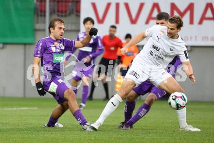 Fussball 2. Liga. SK Austria Klagenfurt gegen Amstetten.  Leo Vielgut  (Klagenfurt),   (Amstetten).  Klagenfurt, 22.11..2025.
Foto: Kuess
www.qspictures.net
---
pressefotos, pressefotografie, kuess, qs, qspictures, sport, bild, bilder, bilddatenbank