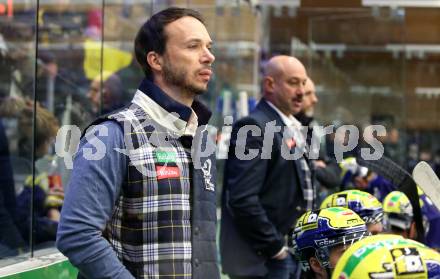 Eishockey ICE Bundesliga.  Winn2day ICE Hockey League. VSV gegen Black Wings Linz.  Interimstrainer Marco Pedal, Herbert Hohenberger  (VSV). Villach am 28.11.2025.
Foto: Kuess
www.qspictures.net
---
pressefotos, pressefotografie, kuess, qs, qspictures, sport, bild, bilder, bilddatenbank