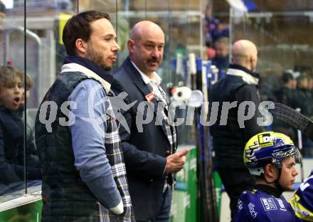 Eishockey ICE Bundesliga.  Winn2day ICE Hockey League. VSV gegen Black Wings Linz.  Interimstrainer Marco Pedal, Herbert Hohenberger  (VSV). Villach am 28.11.2025.
Foto: Kuess
www.qspictures.net
---
pressefotos, pressefotografie, kuess, qs, qspictures, sport, bild, bilder, bilddatenbank