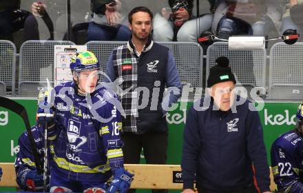 Eishockey ICE Bundesliga.  Winn2day ICE Hockey League. VSV gegen Black Wings Linz.  Interimstrainer Marco Pewal  (VSV) Villach am 28.11.2025.
Foto: Kuess
www.qspictures.net
---
pressefotos, pressefotografie, kuess, qs, qspictures, sport, bild, bilder, bilddatenbank