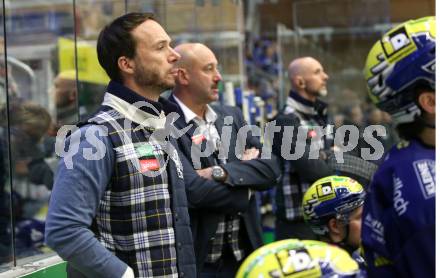 Eishockey ICE Bundesliga.  Winn2day ICE Hockey League. VSV gegen Black Wings Linz.  Interimstrainer Marco Pedal, Herbert Hohenberger  (VSV). Villach am 28.11.2025.
Foto: Kuess
www.qspictures.net
---
pressefotos, pressefotografie, kuess, qs, qspictures, sport, bild, bilder, bilddatenbank