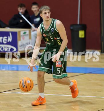 Basketball 2. Liga 2025/2026. Grunddurchgang 8. Runde.  KOS gegen Dornbirn Lions.  Valentin Pils   (Dornbirn). Klagenfurt, am 29.11.2025.
Foto: Kuess
---
pressefotos, pressefotografie, kuess, qs, qspictures, sport, bild, bilder, bilddatenbank