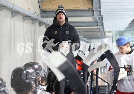Eishockey. Laenderspiel U20 Oesterreich gegen Slowenien. Assistant Coach Mathias Lange  (AUT).  Ferlach, am 3.12.2025.
Foto: Kuess
www.qspictures.net
---
pressefotos, pressefotografie, kuess, qs, qspictures, sport, bild, bilder, bilddatenbank