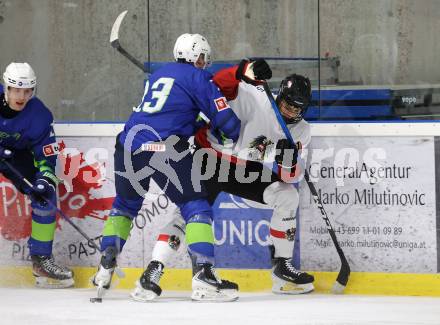 Eishockey. Laenderspiel U20 Oesterreich gegen Slowenien.  Paul Sintschnig  (AUT).  Ferlach, am 3.12.2025.
Foto: Kuess
www.qspictures.net
---
pressefotos, pressefotografie, kuess, qs, qspictures, sport, bild, bilder, bilddatenbank