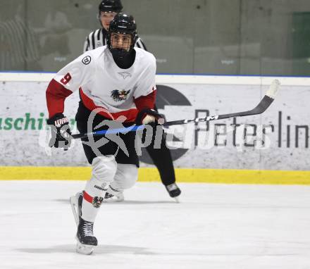 Eishockey. Laenderspiel U20 Oesterreich gegen Slowenien. Paul Sintschnig  (AUT).  Ferlach, am 3.12.2025.
Foto: Kuess
www.qspictures.net
---
pressefotos, pressefotografie, kuess, qs, qspictures, sport, bild, bilder, bilddatenbank