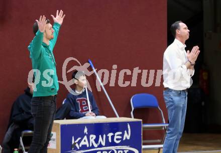 Basketball 2. Liga 2025/2026. Grunddurchgang 9. Runde.  KOS gegen Kufstein Towers. Andi Smrtnik, Stefan Hribar  (KOS), Klagenfurt, am 8.12.2025.
Foto: Kuess
---
pressefotos, pressefotografie, kuess, qs, qspictures, sport, bild, bilder, bilddatenbank