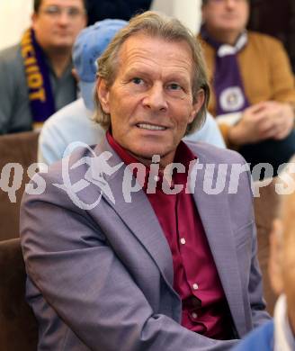 Fussball. Buchpraesentation 105 Jahre SK Austria Klagenfurt.  Franz Polanz.   Klagenfurt, am 10.12.2025.
Foto: Kuess
www.qspictures.net
---
pressefotos, pressefotografie, kuess, qs, qspictures, sport, bild, bilder, bilddatenbank