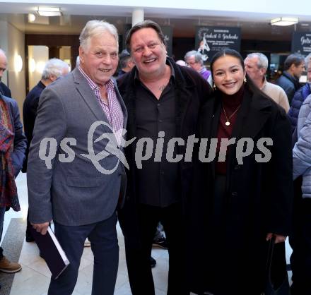 Fussball. Buchpraesentation 105 Jahre SK Austria Klagenfurt. Friedrich Koncilia, Mario Pichorner.    Klagenfurt, am 10.12.2025.
Foto: Kuess
www.qspictures.net
---
pressefotos, pressefotografie, kuess, qs, qspictures, sport, bild, bilder, bilddatenbank