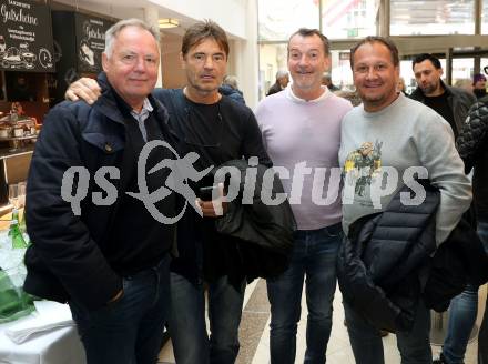 Fussball. Buchpraesentation 105 Jahre SK Austria Klagenfurt.  Joze Prelogar, Heimo Vorderegger, Rudolf Perz, Alexander Suppantschitsch..   Klagenfurt, am 10.12.2025.
Foto: Kuess
www.qspictures.net
---
pressefotos, pressefotografie, kuess, qs, qspictures, sport, bild, bilder, bilddatenbank