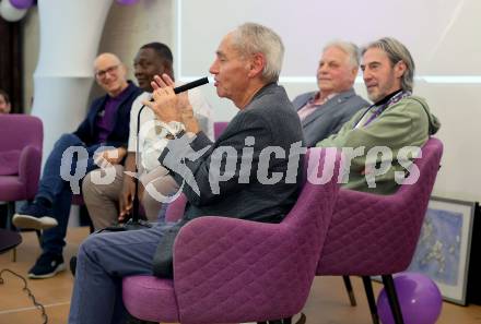 Fussball. Buchpraesentation 105 Jahre SK Austria Klagenfurt.  Franz Hasil.   Klagenfurt, am 10.12.2025.
Foto: Kuess
www.qspictures.net
---
pressefotos, pressefotografie, kuess, qs, qspictures, sport, bild, bilder, bilddatenbank