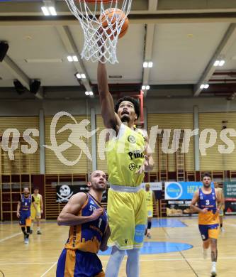 Basketball 2. Liga 2025/2026. Grunddurchgang 8. Runde. Woerthersee Piraten  gegen BBU Salzburg. Marcus Holyfield (Piraten). Klagenfurt, am 13.12.2025.
Foto: Kuess
---
pressefotos, pressefotografie, kuess, qs, qspictures, sport, bild, bilder, bilddatenbank