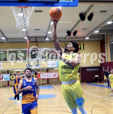 Basketball 2. Liga 2025/2026. Grunddurchgang 8. Runde. Woerthersee Piraten  gegen BBU Salzburg.  Marcus Holyfield  (Piraten). Klagenfurt, am 13.12.2025.
Foto: Kuess
---
pressefotos, pressefotografie, kuess, qs, qspictures, sport, bild, bilder, bilddatenbank