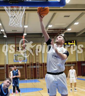 Basketball 2. Liga 2025/2026. Grunddurchgang 11. Runde.  KOS Celovec gegen Vienna Timberwolves.  Jernej Andolsek Heine (KOS),  Klagenfurt, am 20.12.2025.
Foto: Kuess
---
pressefotos, pressefotografie, kuess, qs, qspictures, sport, bild, bilder, bilddatenbank
