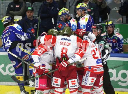 Eishockey ICE Bundesliga.  Winn2day ICE Hockey League. VSV gegen HCB Suedtirol Alperia   Torjubel  (Bozen). Villach, am 28.12.2025.
Foto: Kuess
www.qspictures.net
---
pressefotos, pressefotografie, kuess, qs, qspictures, sport, bild, bilder, bilddatenbank