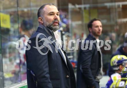 Eishockey ICE Bundesliga.  Winn2day ICE Hockey League. VSV gegen HCB Suedtirol Alperia.   Trainer Pierre Allard, Co-Trainer Marco Pewal (VSV). Villach, am 28.12.2025.
Foto: Kuess
www.qspictures.net
---
pressefotos, pressefotografie, kuess, qs, qspictures, sport, bild, bilder, bilddatenbank
